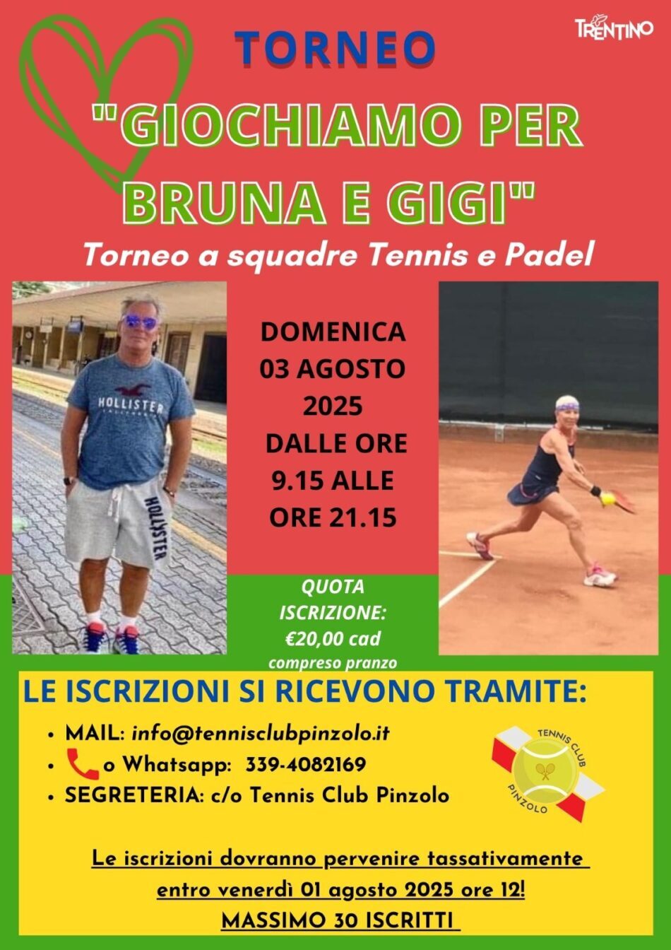 Memorial Gigi & Bruna — Torneo tennis e padel