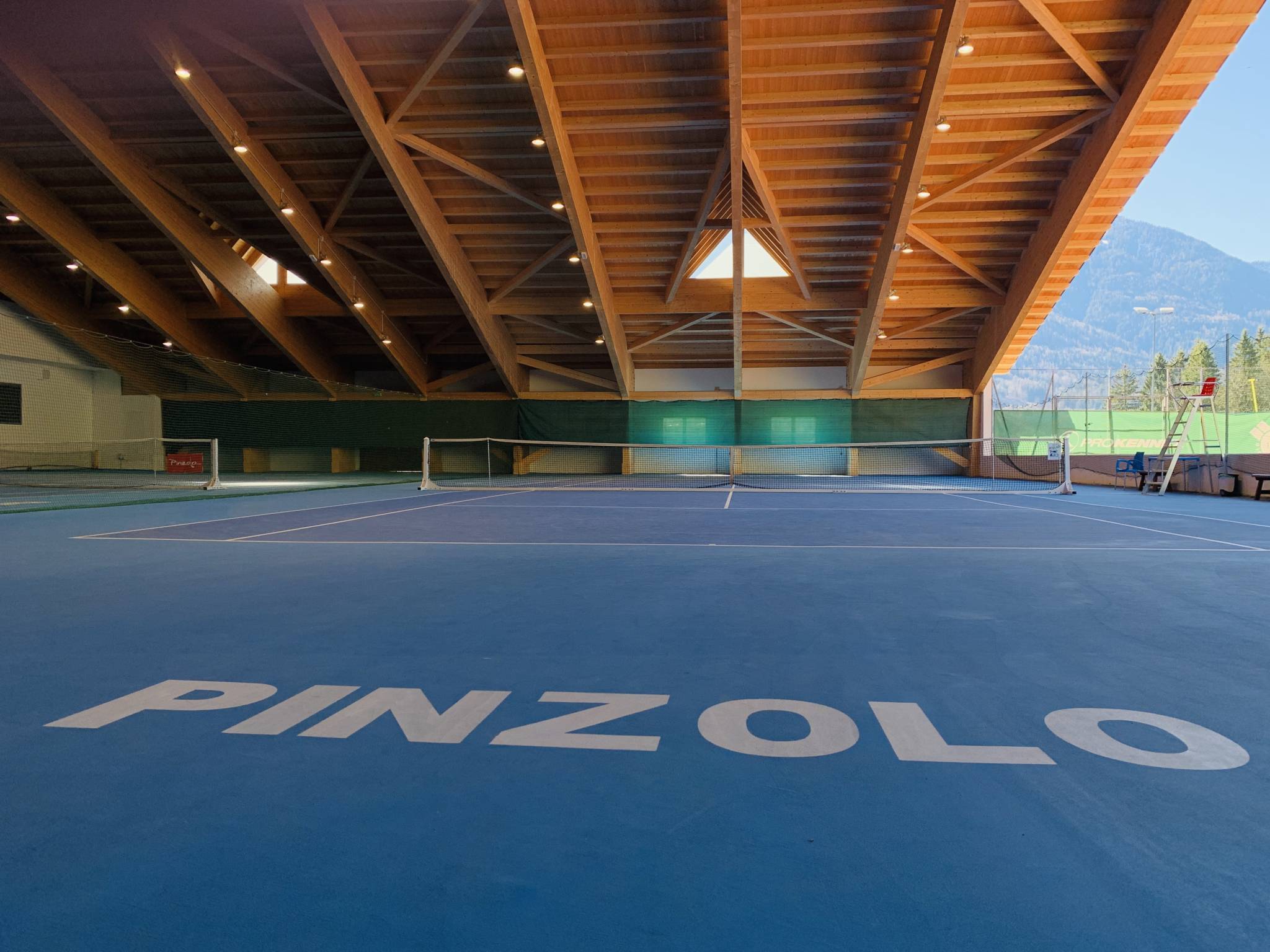 Tennis Club Pinzolo al tramonto